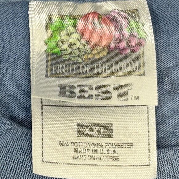 Vintage 90s Texas Rattlesnake Cowboy Boots T Shirt Mens XXL 2XL Texan USA Blue - Picture 5 of 7